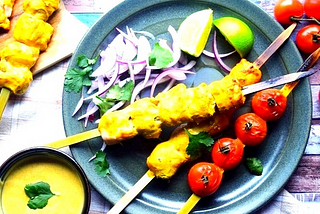 Indian — Chicken Tikka Kebabs