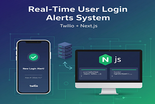 Real-Time User Login Alerts system with Twilio + Next.js