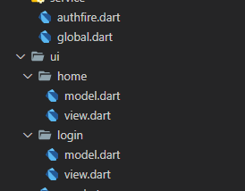 Flutter in MVVM pattern