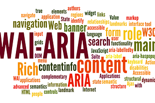 Web Accessibility — ARIA