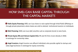 Capital Markets: A Way For SMEs To Raise Capital