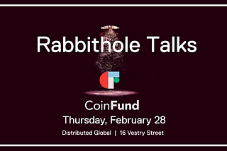 CoinFund 2019Q1 | Calendar of Events