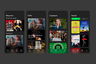 Curated: a film app