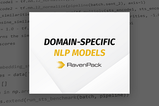 Domain-specific NLP models