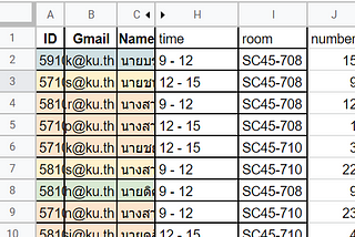 How I use G Suite (3): เขียน Web Service โดยใช้ Spreadsheet เป็นฐานข้อมูล