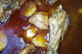 Aloo chicken curry recipe