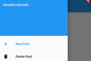 Flutter Drawers done right