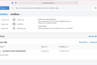 Deploy to a Kubernetes cluster on Linode via Github Actions