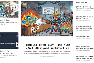 Reducing token burn, Anthropic Mythos, How I use AI for pentesting