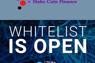 Stake Coin Finance Public Sale Whitelist is OPEN