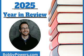 A picture of me next to “2025 Year in Review”