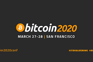 Welcome to Bitcoin 2020