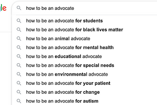 An education on Activism and Advocacy