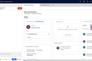 Omnichannel for Customer Service Link a Conversation to a Case or Customer
