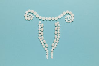 Uterus made of pills