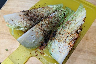 Grilled Hispi Cabbage