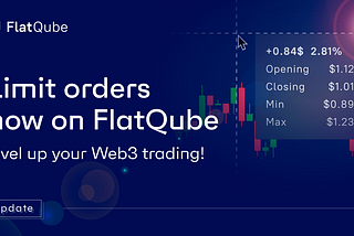 Limit orders now on FlatQube: level up your Web3 trading