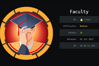 Faculty — Hackthebox walkthrough