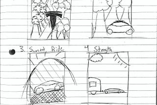 Tesla: 5 Thumbnail Sketches