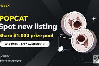 POPCAT/USDT Now Available on WEEX Spot!