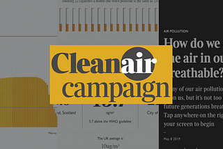How we used interactives to bring The Times’ clean air campaign to life