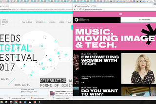 Live-ish, … Check my Twitter for Live; This The First Part of ‘Leeds Digital Festival’ & ‘Leeds…