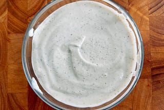 Oil-Free Vegan Creamy Blue Cheese Dressing