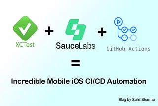 XCUITest + SauceLabs + GitHub Actions = Incredible Mobile iOS CI/CD Automation!