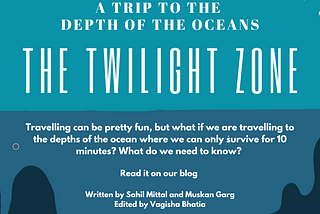 A Trip to the Depth of the Oceans — The Twilight Zone