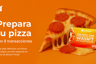 Consigue una elegante skin WhiteBIT Nova para celebrar el Día de Bitcoin Pizza