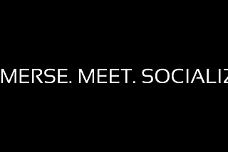 Scena 360 Banner: “Immerse. Meet. Socialize.”