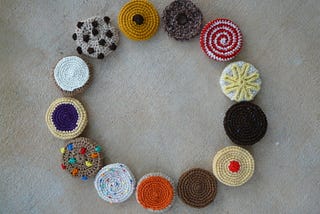 A baker’s dozen of crochet cookies