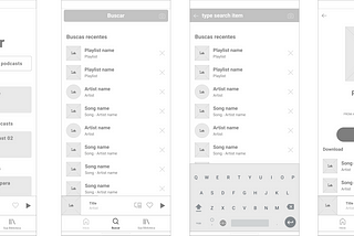 Chellenge 2: wireframing Spotify