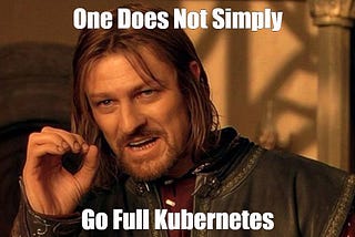 Yet another monolith to microservices story: Kubernetes Learnings