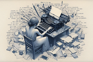 Where’s my bloody typewriter?