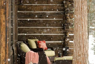 Snowy Porch, Montana