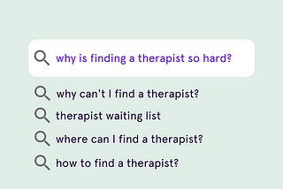 Why Is It So Hard To Find A Therapist?