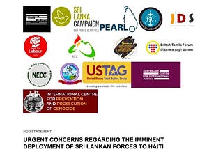 International Rights and Victim Groups Call for Suspension of Sri Lankan Military Deployment to…