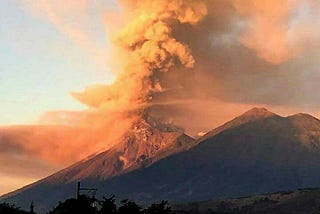 Fire Volcano Eruption 🌋📸😱