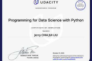 【Udacity】” Programming for Data Science with Python” and “Data Analyst” Nanodegree完課心得｜30歲up學程式行不行…