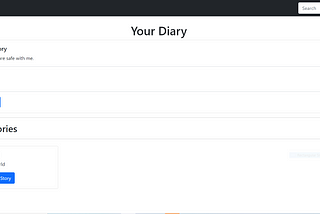 A simple diary app using pure JavaScript | Aishwarya MU