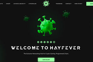 HayFever; First planet in new gaming solar system