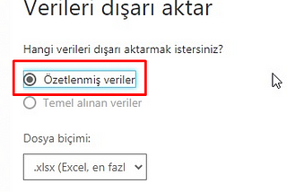 Power BI Veriyi Dışarı Aktarma Senaryoları (Kısıtlamalar)