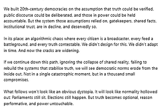 Fascists In The 21st Century Will Say They’re Fighting Fascism (Using War, Censorship, And The…