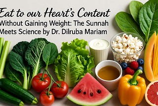 Eat to Heart’s Content Without Gaining Weight: The Sunnah (السنة) Meets Science