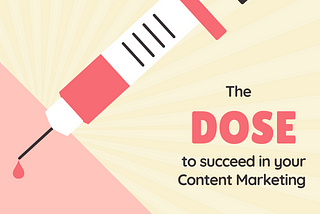 The DOSE to succeed in Content Marketing