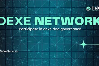 la première gestion d’actifs defi au monde Dexe.network