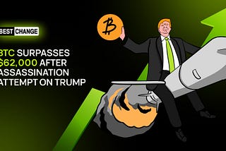 Price of the main cryptocurrency jumps after assassination attempt on Trump
