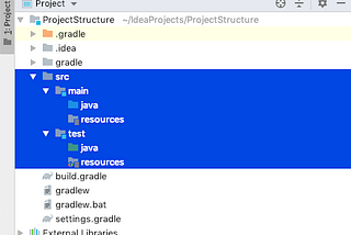 Modifying your Gradle Directory Structure in IntelliJ