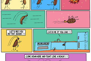 Making a Webcomic “Cucaracha Fight”